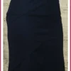 Női elegáns szoknya, sötétkék noikezitaska-hu 2